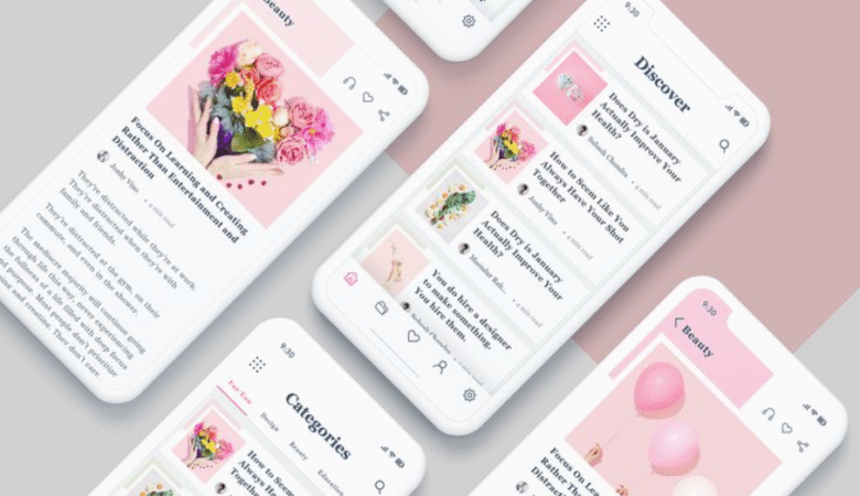 Blog App UI/UX Design For Personal Use